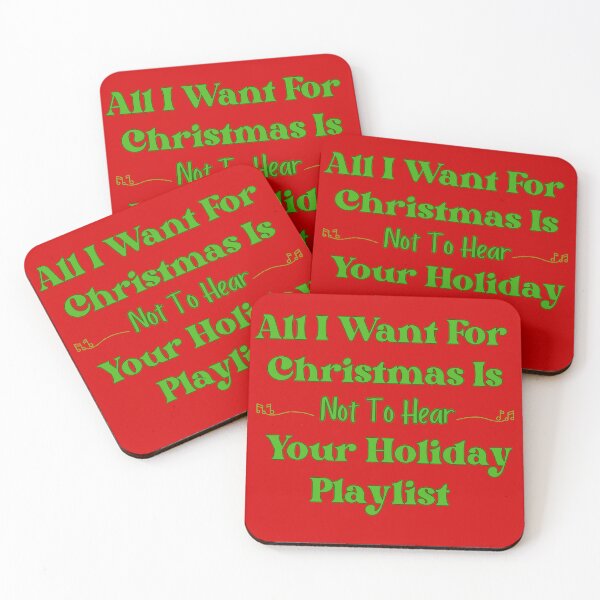 Item preview, All I Want for Christmas is Not to Hear Your Holiday Playlist  designed and sold by ASeasonalFlair.