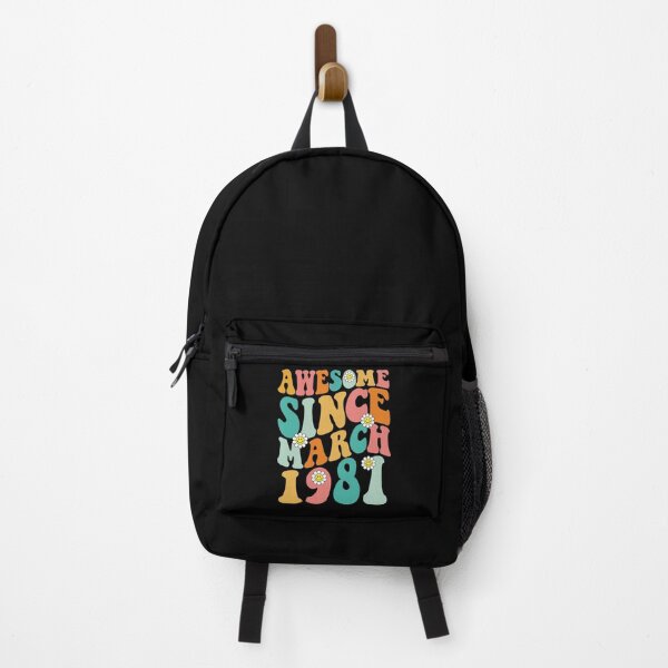 Item preview, Awesome Since March 1981 | Made In 1981 | Retro Groovy Birthday designed and sold by Christina-grich.