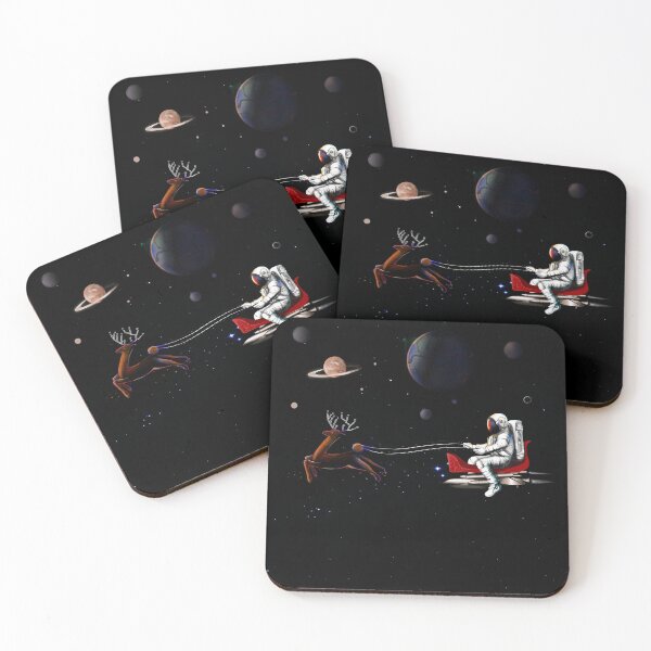 Item preview, Astronaut's Celestial Sleighride: Navigating the Cosmos designed and sold by Cosmos & Canvas.