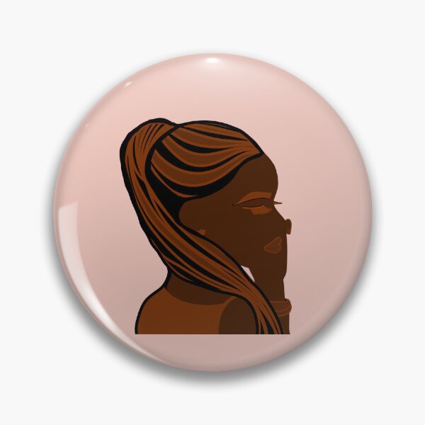 Item preview, Fashionable feminist African lady portrait  designed and sold by DreamKaracters.