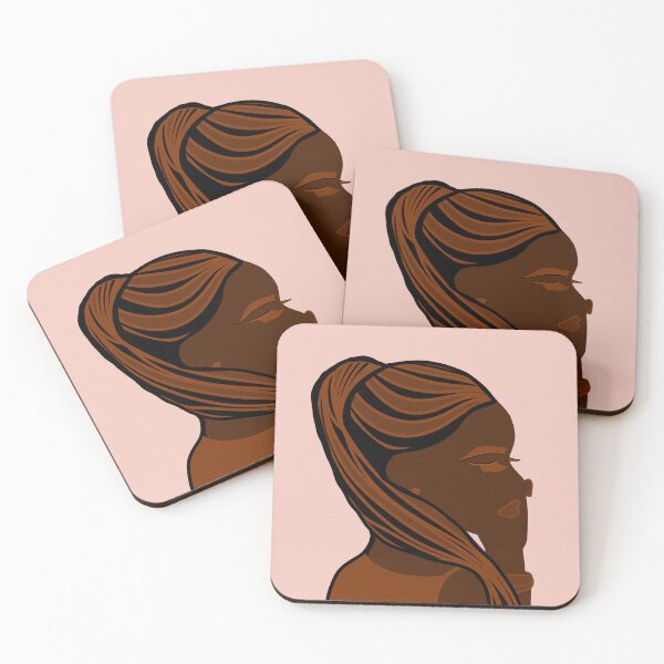 Item preview, Fashionable feminist African lady portrait  designed and sold by DreamKaracters.