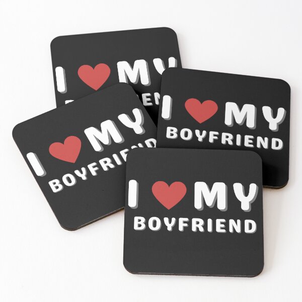 Item preview, i love my boyfriend, valentine with my boyfriend designed and sold by NaaEchDesign ⭐⭐⭐⭐⭐.