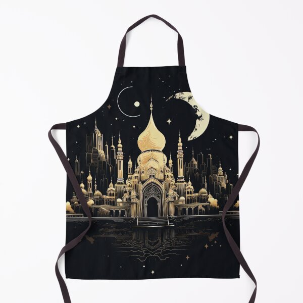Item preview, a mosque reflecting in the night designed and sold by artyficial-.
