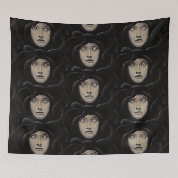 Item preview, Stuck, Franz von Head of Medusa Medusa, 1892 - Franz Stuck designed and sold by TeeARTHY.