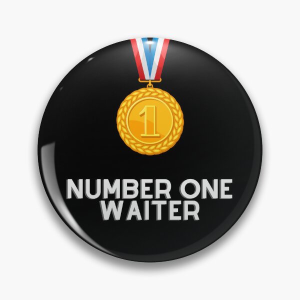 Item preview, Number 1 Waiter Medal designed and sold by Imemewell.