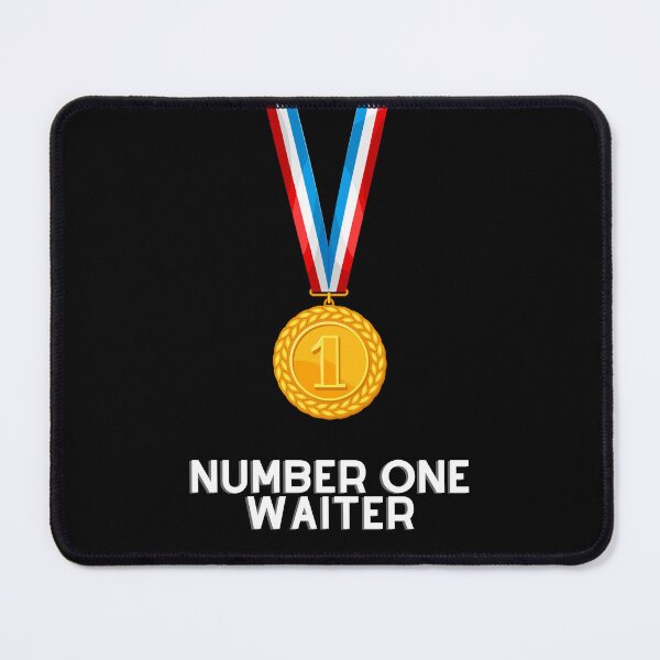 Item preview, Number 1 Waiter Medal designed and sold by Imemewell.