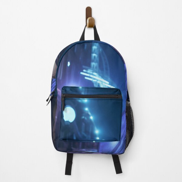 Item preview, Neon Nocturne: The Enigmatic Wanderer of the Cyberpunk Cityscape designed and sold by oanaunciuleanu.