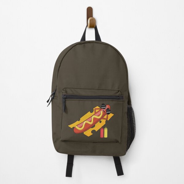 Item preview, Funny sausage hotdog with mustard bottle designed and sold by Donutlovers.