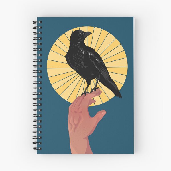 Item preview, Crow in the Sun designed and sold by weird-sunflower.