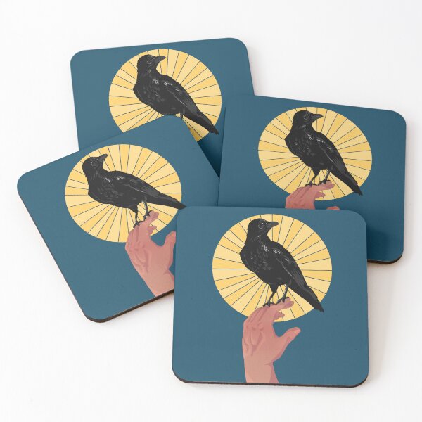 Item preview, Crow in the Sun designed and sold by weird-sunflower.