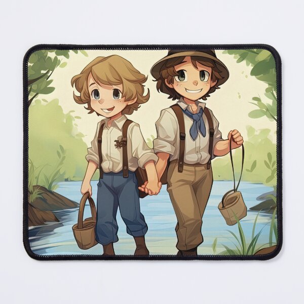 Item preview, Tom Sawyer and Huckleberry | cute style designed and sold by ComicsFactory.