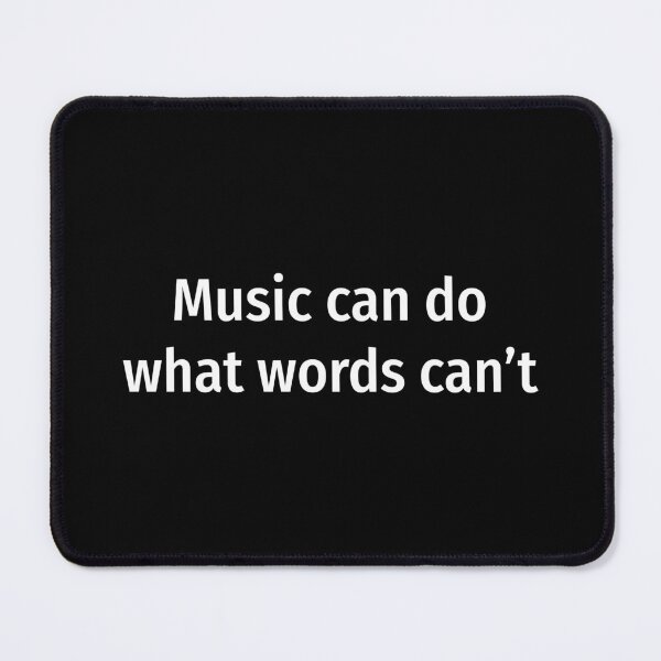 Item preview, Inspirational quote about music designed and sold by snadesign.