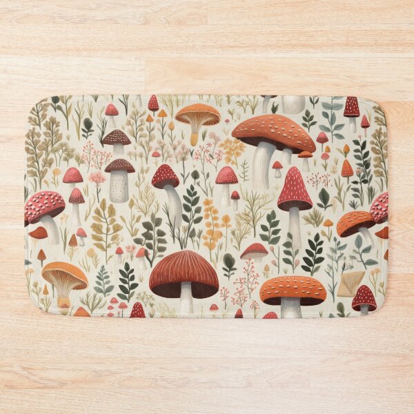 Artikelvorschau, Fungi Fantasia: A Mushroom Pattern Collection - Design 12 entworfen und verkauft von kawaiidoodlesuk.