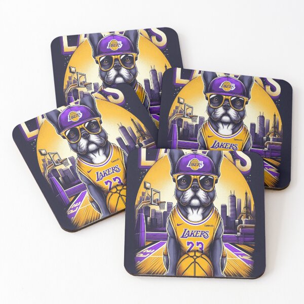 Item preview, Lakers French Bulldog designed and sold by PhillySportz.