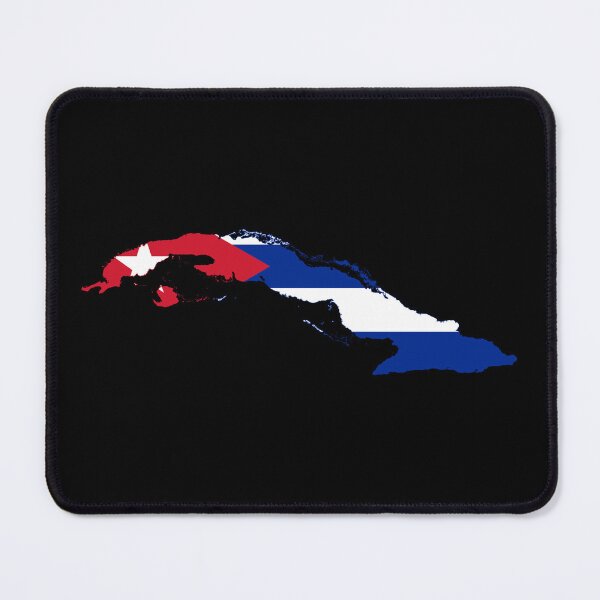Item preview, Flag Map of Cuba designed and sold by feether-store.