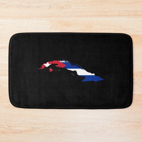 Item preview, Flag Map of Cuba designed and sold by feether-store.