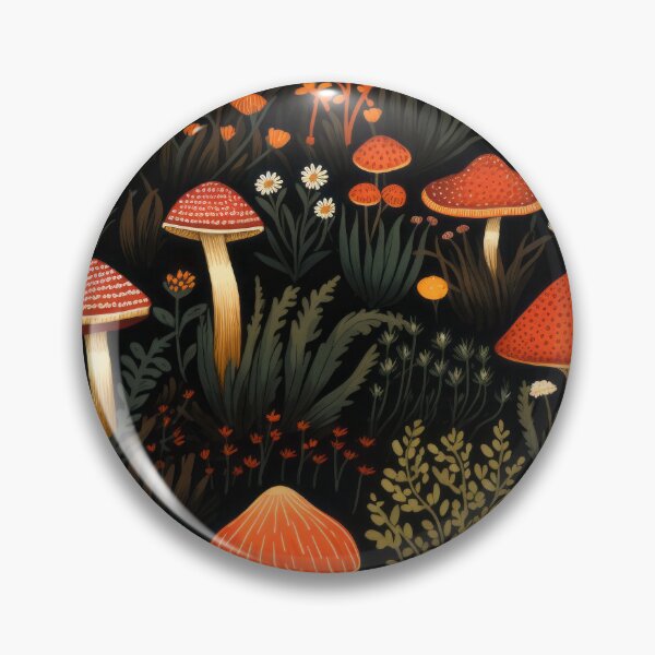 Artikelvorschau, Fungi Fantasia: A Mushroom Pattern Collection - Design 13 entworfen und verkauft von kawaiidoodlesuk.