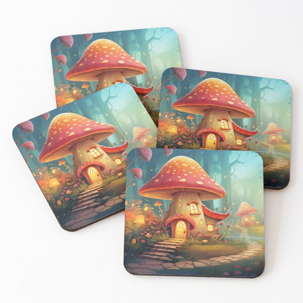 Item preview, Toadstool Village Cartoon Style designed and sold by StarlingsCrown.
