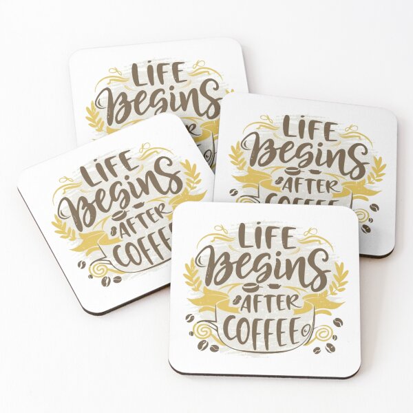 Item preview, Life Begins After Coffee designed and sold by effateON.