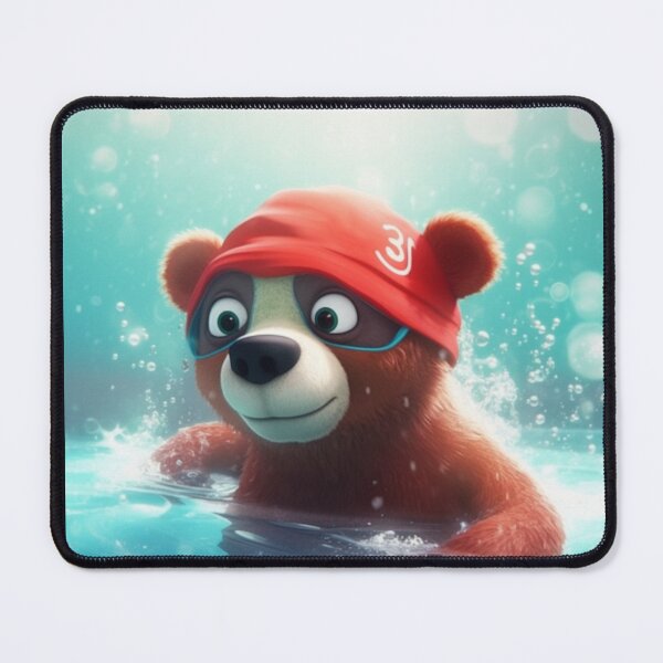Item preview, Swim Bear - Brandy designed and sold by Highlandkings.