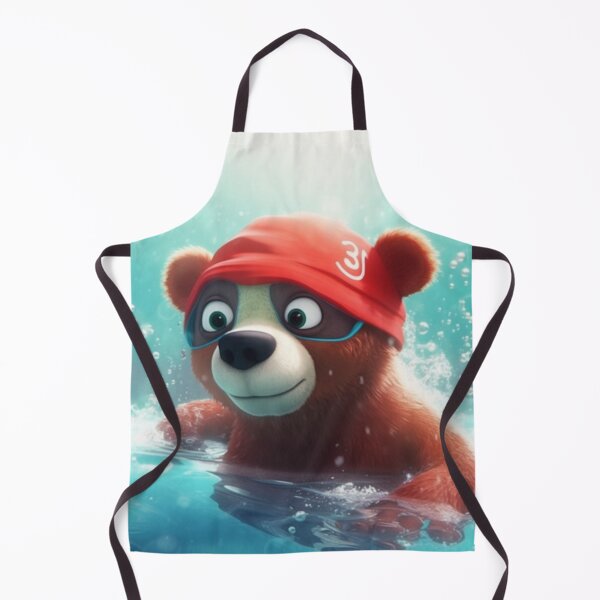 Item preview, Swim Bear - Brandy designed and sold by Highlandkings.