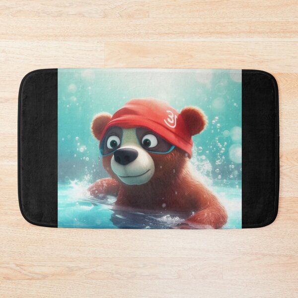 Item preview, Swim Bear - Brandy designed and sold by Highlandkings.