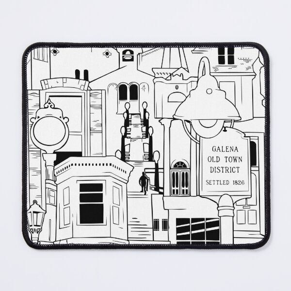 Item preview, galena illinois collage designed and sold by LeapDaze.