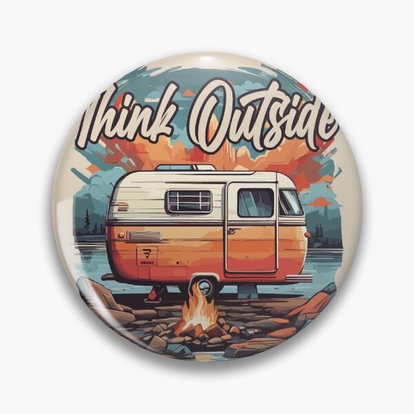 Item preview, Think Outside. Adventure Van Life Retirement Travel Camping designed and sold by BRUNTadventures.