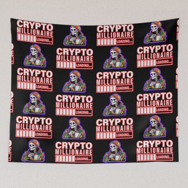 Item preview, Crypto Millionaire Loading Please Wait  designed and sold by WoodburyLake.