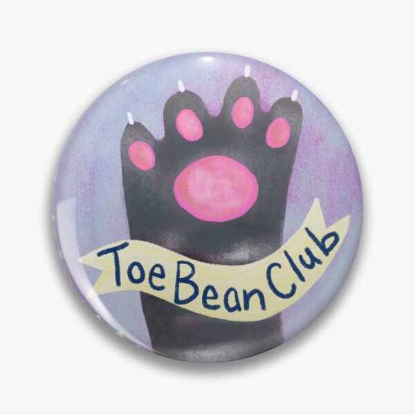 Item preview, Toe Bean Club Badge designed and sold by tascha-doodles.
