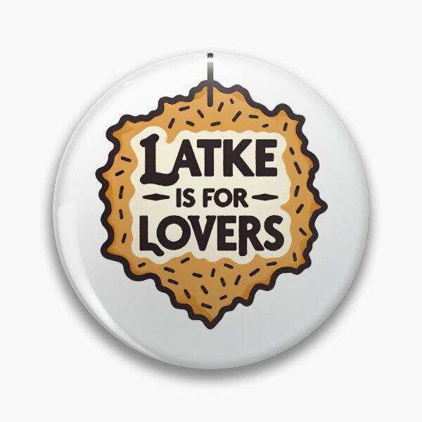 Item preview, Funny Hanukkah - Latke is for Lovers designed and sold by goldentusk.