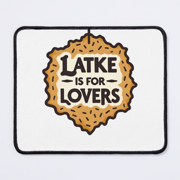 Item preview, Funny Hanukkah - Latke is for Lovers designed and sold by goldentusk.