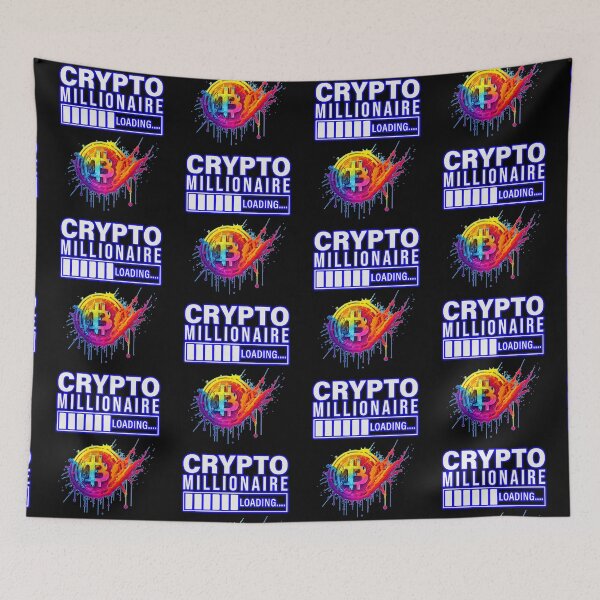 Item preview, Crypto Millionaire Loading Please Wait  designed and sold by WoodburyLake.