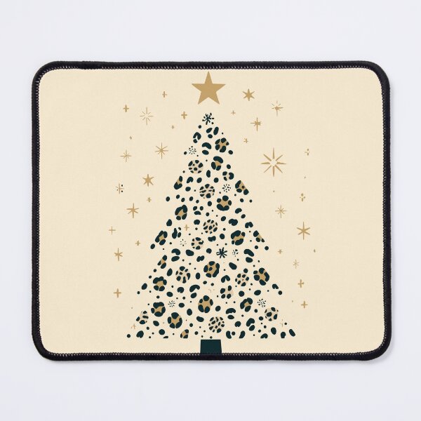Item preview, Leopard Print Christmas Tree leopard Canvas Wall Art Pattern designed and sold by CoffeeIsATrip.