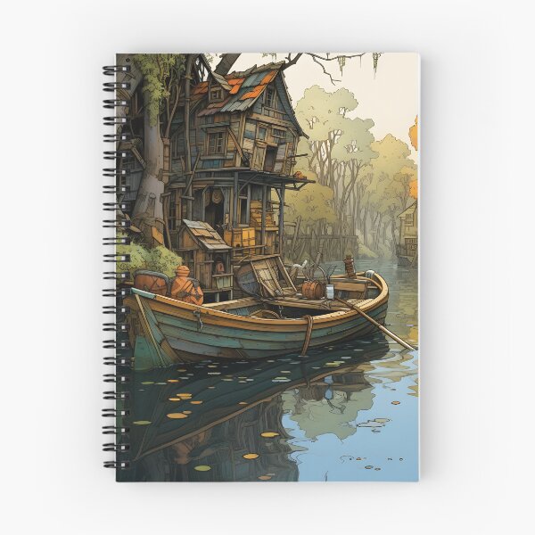 Item preview, Louisiana Bayou hand painted art print designed and sold by dcrc.