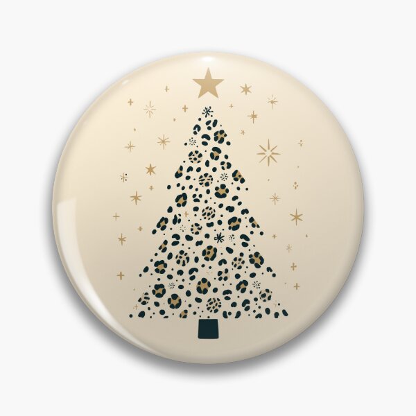 Item preview, Leopard Print Christmas Tree leopard Canvas Wall Art Pattern designed and sold by CoffeeIsATrip.
