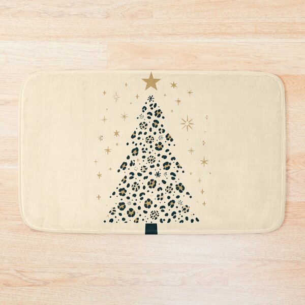 Item preview, Leopard Print Christmas Tree leopard Canvas Wall Art Pattern designed and sold by CoffeeIsATrip.