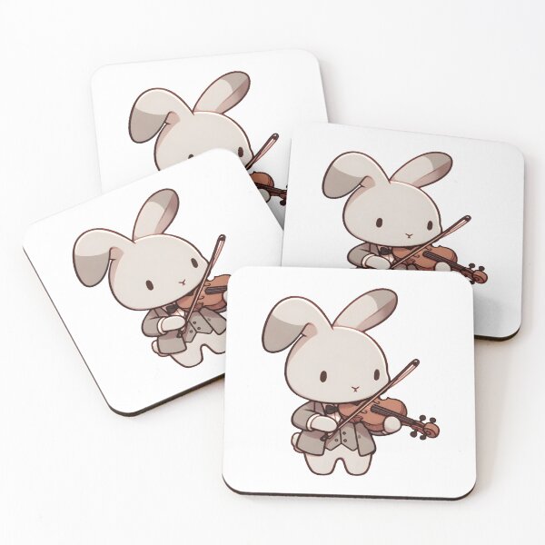 Item preview, Bunny Musician Playing a Sweet Violin Melody designed and sold by UmbrellaStudio1.