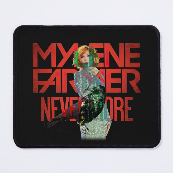Artikelvorschau, Mylene Farmer Nevermore Tour - Mylene mit Raven entworfen und verkauft von MusicVibesTee.