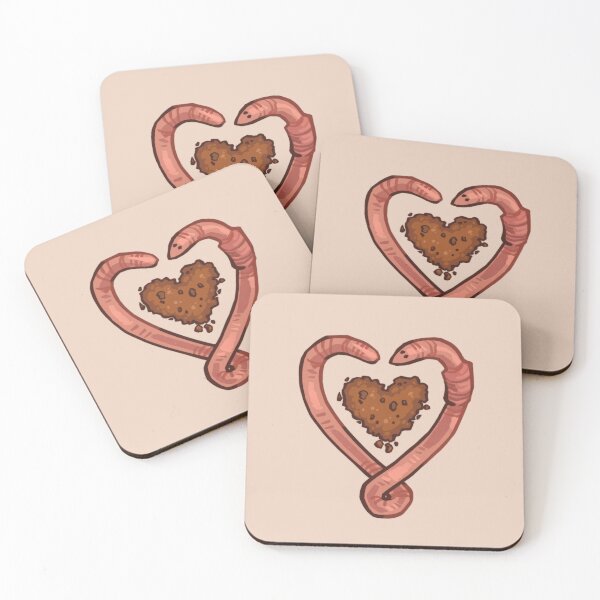 Item preview, earth worm heart designed and sold by Vermilion-Vibes.