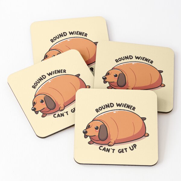 Item preview, Round Wiener  designed and sold by BarkandStick.