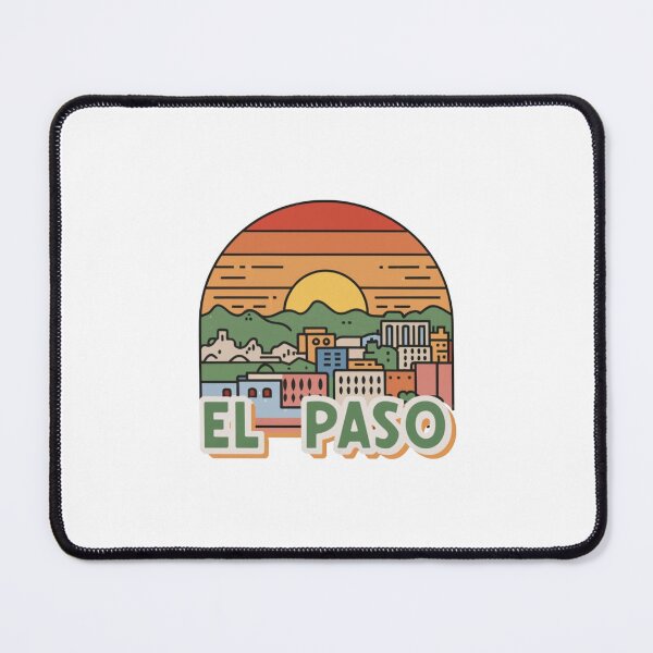 Item preview, El Paso, Texas | City, mountains and sunset designed and sold by CircinusStore.
