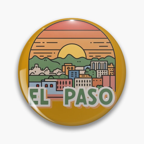 Item preview, El Paso, Texas | City, mountains and sunset designed and sold by CircinusStore.