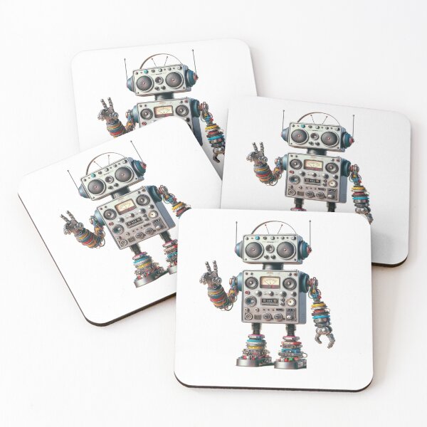 Item preview, Retro Rhythm Robot designed and sold by CreationsByAi.