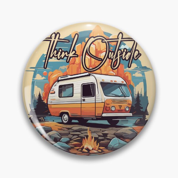 Item preview, Think Outside. Adventure Van Life Retirement Travel Camping designed and sold by BRUNTadventures.