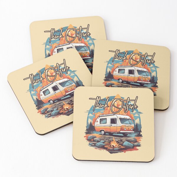 Item preview, Think Outside. Adventure Van Life Retirement Travel Camping designed and sold by BRUNTadventures.