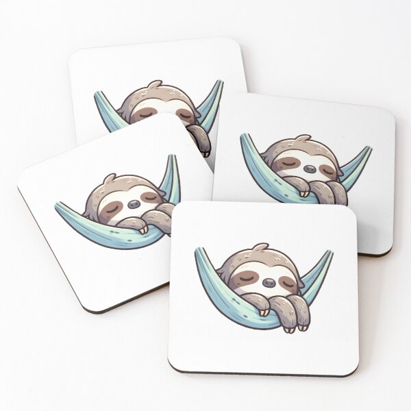 Item preview, Sloth Blissfully Napping in a Moon Hammock designed and sold by UmbrellaStudio1.