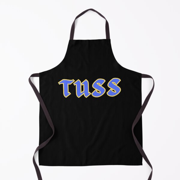 Item preview, Tuss - blue text, yellow outline designed and sold by diddlysquid.