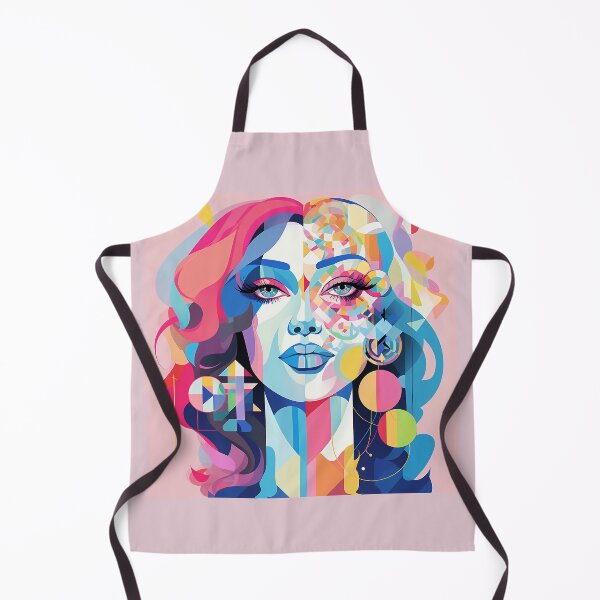 Item preview, Abstract Graphical Woman's Portrait designed and sold by StarlingsCrown.