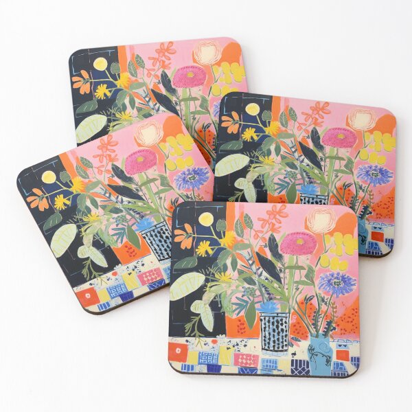 Artikelvorschau, Blumenmalerei im Matisse-Stil entworfen und verkauft von Neika Shimm Designs.